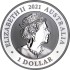 Срібна монета 1oz Австралійський Лебідь 1 долар 2021 Австралія