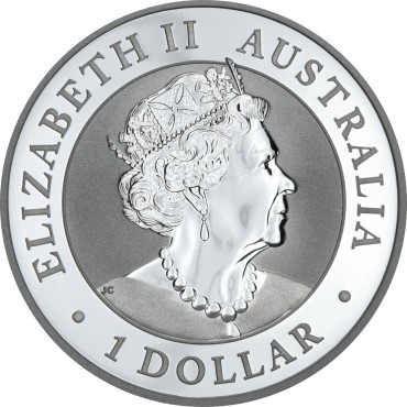 Срібна монета 1oz Коала 1 долар 2019 Австралія