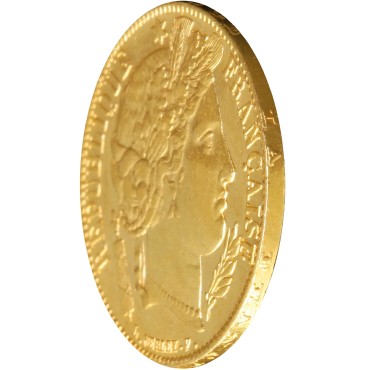 Золотая монета 20 франков 1851 Франция