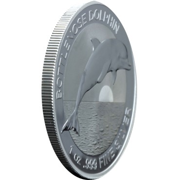 Серебряная монета 1oz Бутылконосый Дельфин 1 доллар 2019 Австралия
