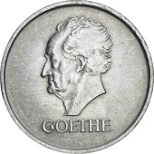 Серебряная монета "100 лет Со Дня Смерти Гёте" 3 марки 1932 Веймарская Республика Германия