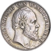 Срібна монета Переможний Талер 1871 Вюртембер