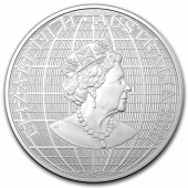 Серебряная монета 1oz Под Южным Небом 1 доллар 2021 Австралия