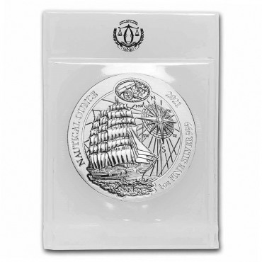 Срібна монета 1oz Корабль Седов 50 франків 2021 Руанда