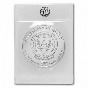 Срібна монета 1oz Корабль Седов 50 франків 2021 Руанда