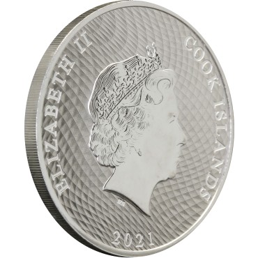 Срібна монета 1oz Баунті 1 долар 2021 Острова Кука