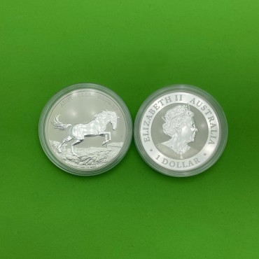 Срібна монета 1oz Австралійський Брамбі 1 долар 2021 Австралія