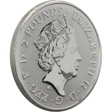Серебряная монета 1oz Мифы И Легенды: Горничная Мэриан 2 английских фунта 2022 Великобритания