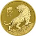 Золотая монета 1oz Год Тигра 100 долларов 2022 Австралия
