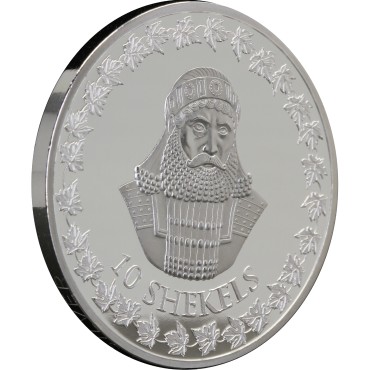 Серебряный раунд 1oz 7 Чудес Света: Висячие Сады Вавилона 10 шекелей США