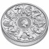 Серебряная монета 2oz Коллектор "Звери Королевы" 5 фунтов 2021 Великобритания