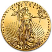 Золотая монета 1oz Американский Орел 50 долларов 2021 США