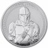 Срібна монета 1oz Зоряні Війни: Мандалорець 2 долара 2021 Ніуе
