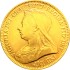 Золота монета 1/2 Соверена "Півсоверена" 1893 Великобританія