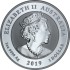 Серебряная монета 1oz 50 лет Высадке на Луну 1 доллар 2019 Австралия