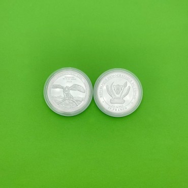 Срібна монета 1oz Археоптерікс 20 франків 2021 Конго