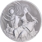 Срібна монета 1oz Zi:Sin Rattus 1 clay 2020 Корея