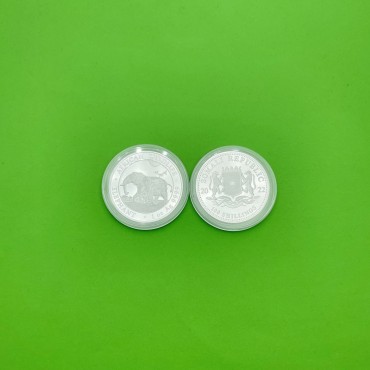 Срібна монета 1oz Слон 100 шилінгів 2022 Сомалі