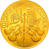 Золотая монета 1/4oz Венская Филармония 500 шиллингов 1996 Австрия