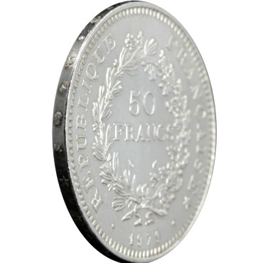 Срібна монета 50 франків 1979 рік Франція