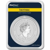 Серебряная монета 1oz Год Тигра 1 доллар 2022 Австралия (MD Premier + PCGS FirstStrike®)