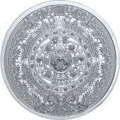 Срібний раунд 1oz Календар Ацтеків США