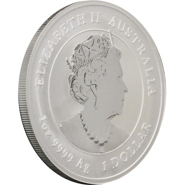 Серебряная монета 1oz Год Тигра 1 доллар 2022 Австралия
