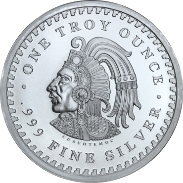 Серебряный раунд 1oz Календарь Ацтеков США