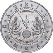 Срібна монета 1oz Хронос 5 доларів 2021 Токелау