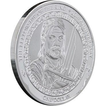 Срібна монета 1oz Володар Перстнів: Боромір 1 долар 2021 Нова Зеландія