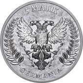 Срібний раунд 1oz Германія 5 марок 2021 Німеччина