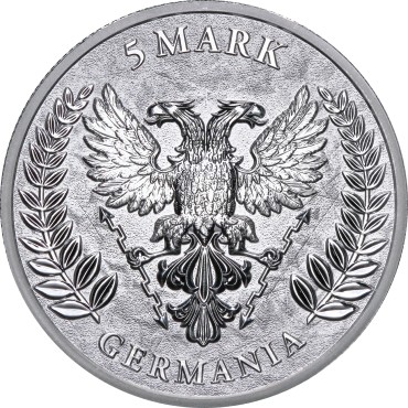 Срібний раунд 1oz Германія 5 марок 2021 Німеччина