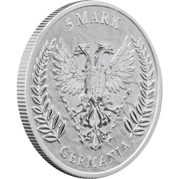 Срібний раунд 1oz Германія 5 марок 2021 Німеччина