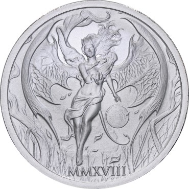 Срібний раунд 2oz Спокуса Сукуба 2018 США