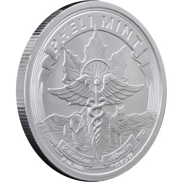 Серебряный раунд 2oz Искушение Суккуба 2017 США