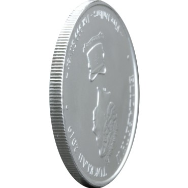 Срібна монета 1oz Головаста Черепаха 5 доларів 2019 Токелау