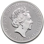 Платиновая монета 1oz Королевский Герб 100 английских фунтов 2022 Великобритания