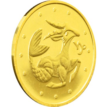 Золотая монета 1/25oz Козерог 2 гривны 2007 Украина