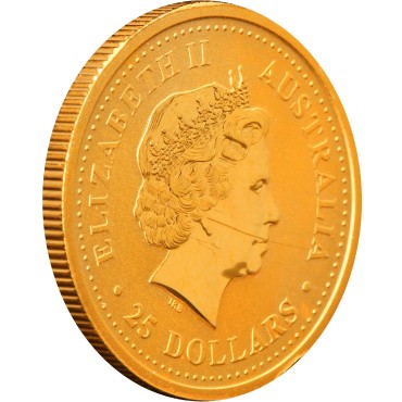 Золота монета 1/4oz Рік Собаки 25 доларів 2006 Австралія