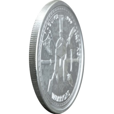 Срібний раунд 1oz Спарта США