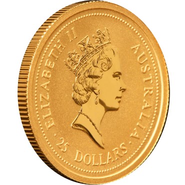 Золотая монета 1/4oz Год Мыши (Крысы) 25 долларов 1996 Австралия