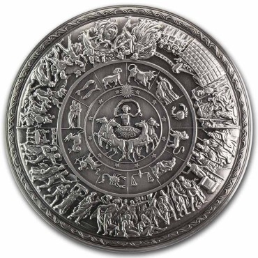 Срібний раунд 2oz Щит Ахілеса Південна Корея