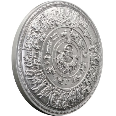 Срібний раунд 2oz Щит Ахілеса Південна Корея
