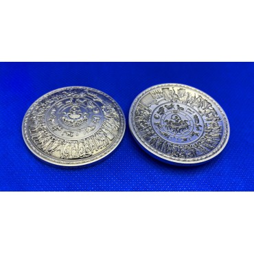 Серебряный раунд 2oz Щит Ахилесса Южная Корея