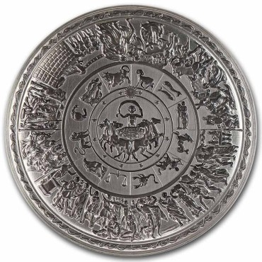 Срібний раунд 2oz Щит Ахілеса Південна Корея