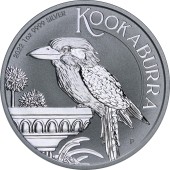Срібна монета 1oz Кукабарра 1 долар 2022 Австралія