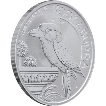 Серебряная монета 1oz Кукабарра 1 доллар 2022 Австралия