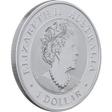 Срібна монета 1oz Кукабарра 1 долар 2022 Австралія