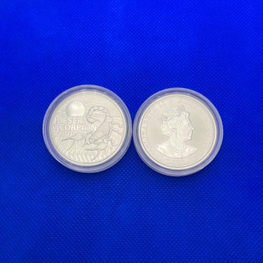 Срібна монета 1oz Пустельний Скорпіон 1 долар 2022 Австралія