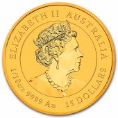Золота монета 1/10oz Рік Тигра 15 доларів 2022 Австралія